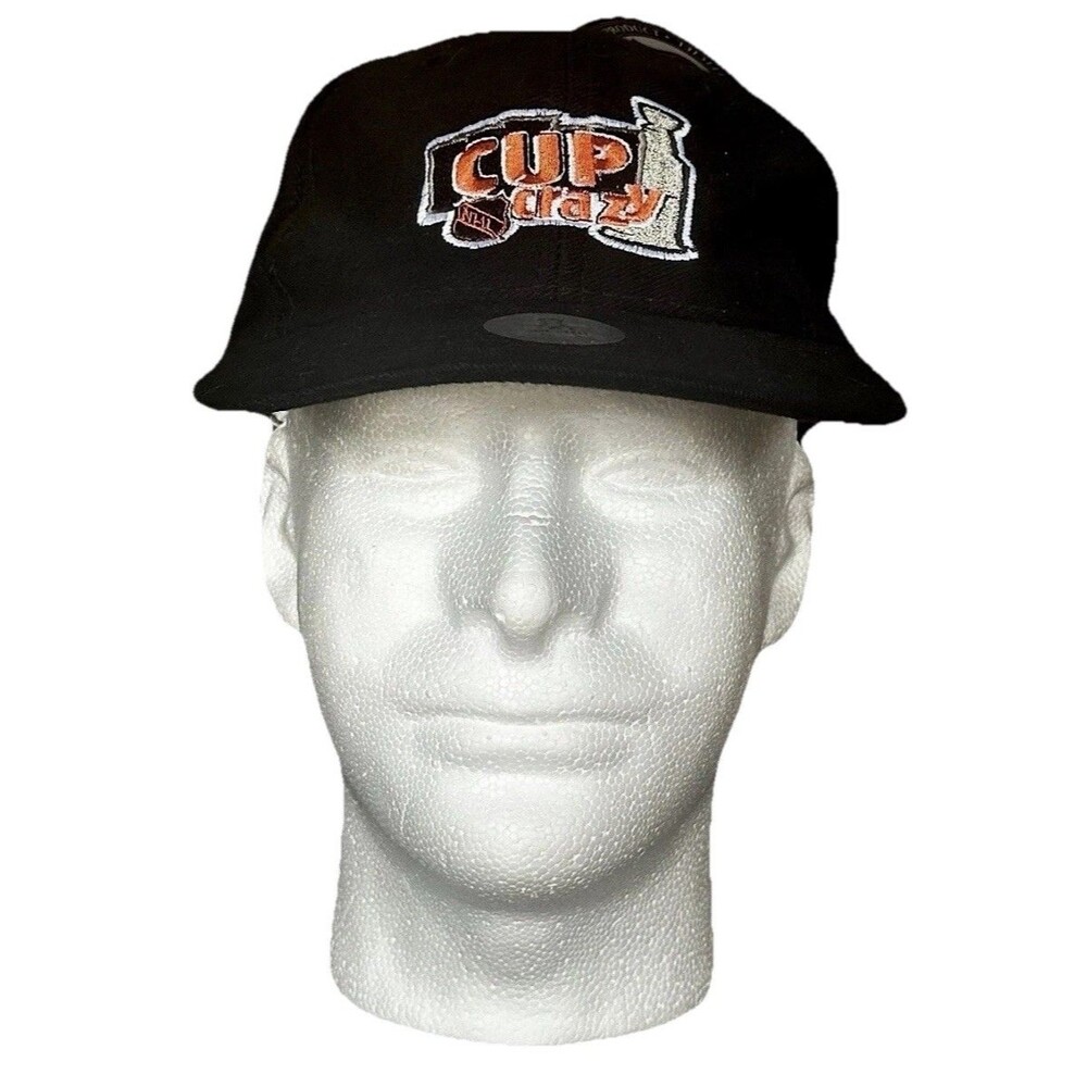 Vintage 90’s NHL Stanley Cup Crazy Bud Ice Beer Logo 7 SnapBack Hat NWT